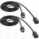 Keten 2-Pack 6' NES Classic Extension Cords, $8 with code X9REC3WB